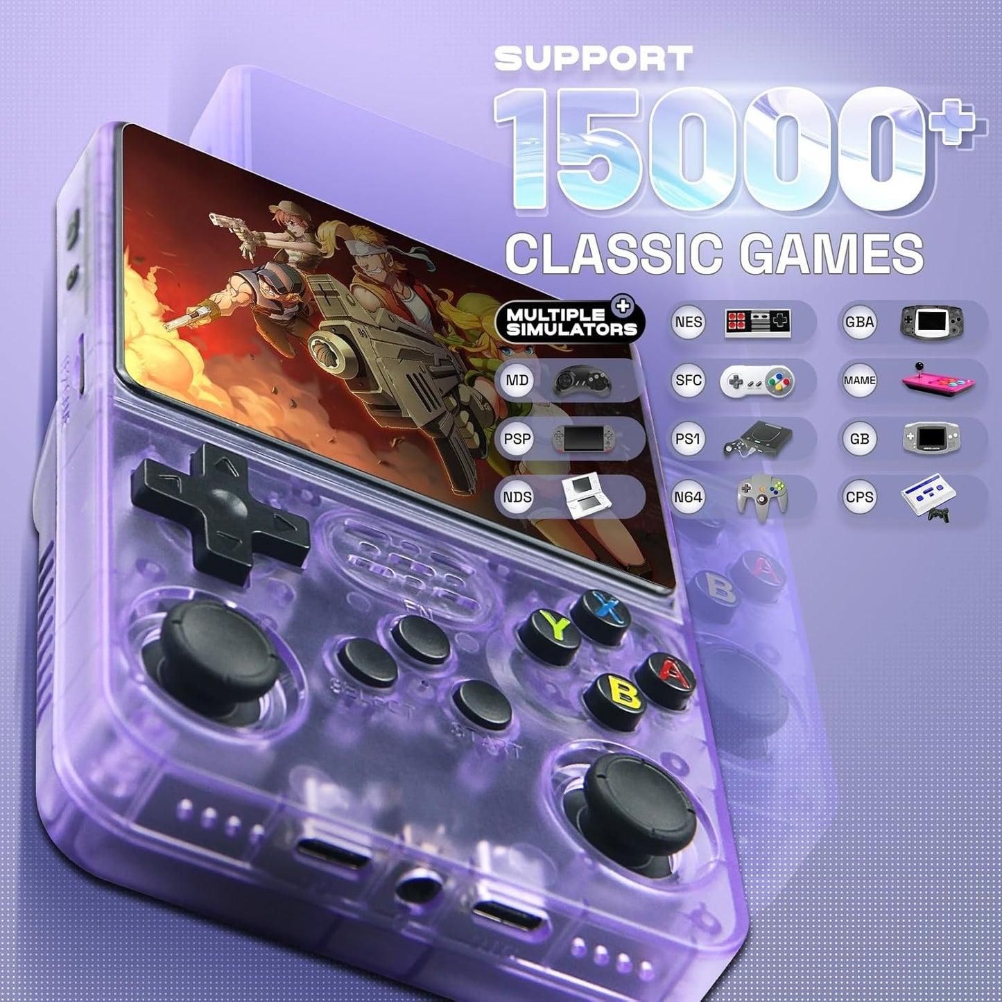 R36s Plus Portable Retro Gaming Console